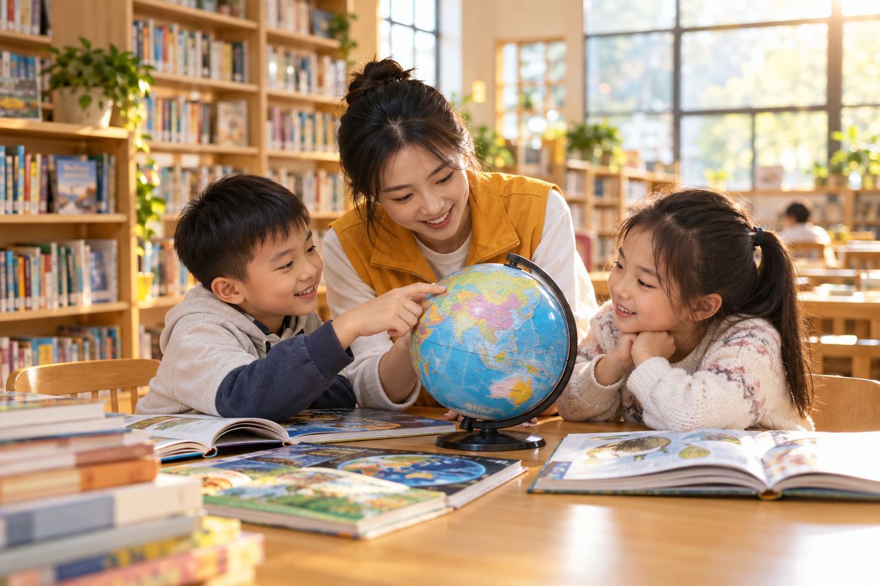 欧亚国际公益主题：陪伴每一次探索，点亮成长的好奇心，示意配图